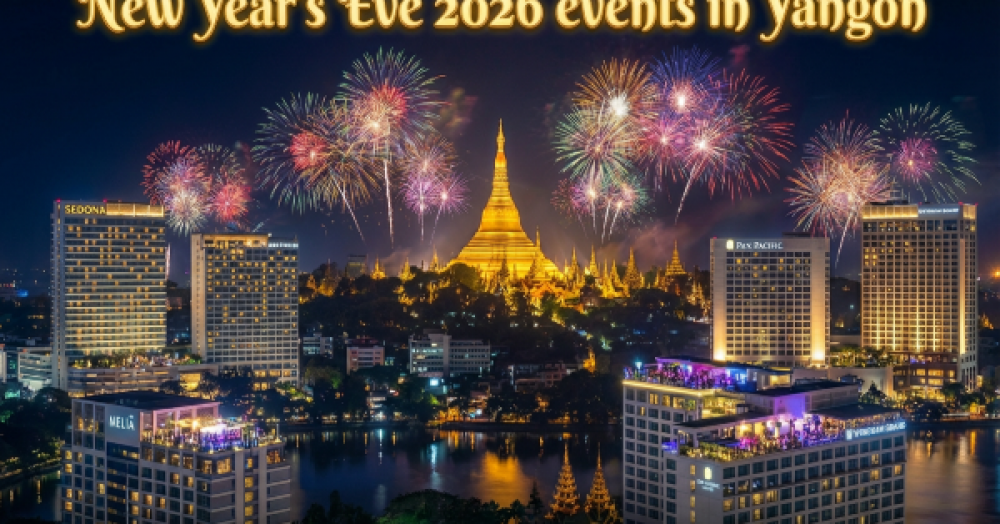 New Year's Eve 2026 events in Yangon.