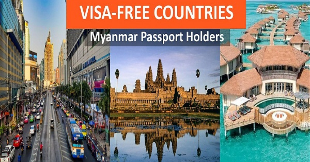 Visa Free Countries for Myanmar citizens