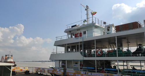 Ferry Trip on the Yangon River under 1,500 Ks 
