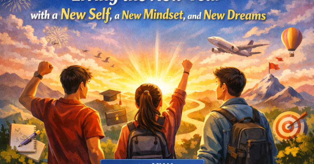 Living the New Year with a New Self, a New Mindset, and New Dreams