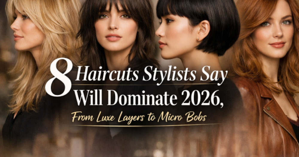 8 Haircuts Stylists Say Will Dominate 2026: From Luxe Layers to Micro Bobs