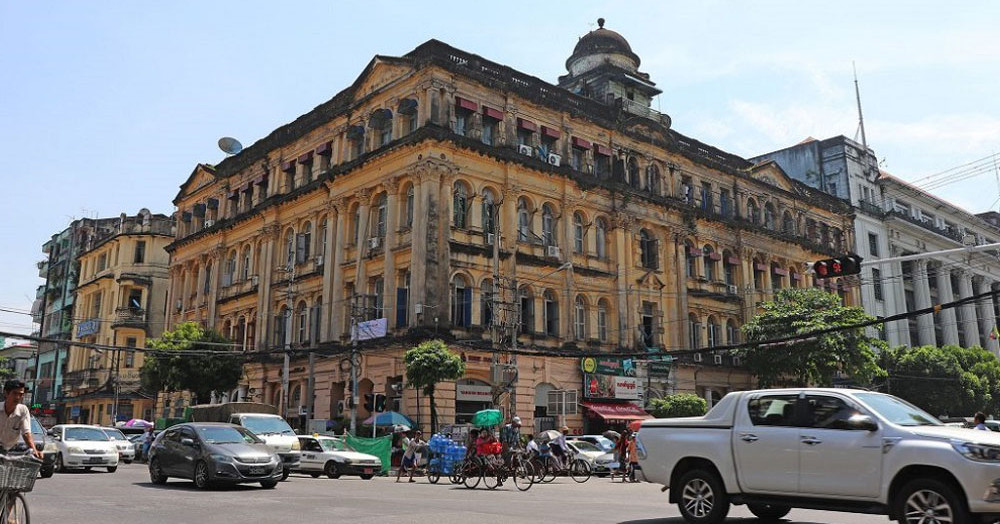 Five Ancient Colonial Buildings in Yangon