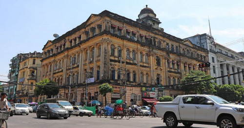 Five Ancient Colonial Buildings in Yangon