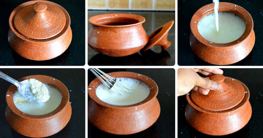 Making Pottery yogurt