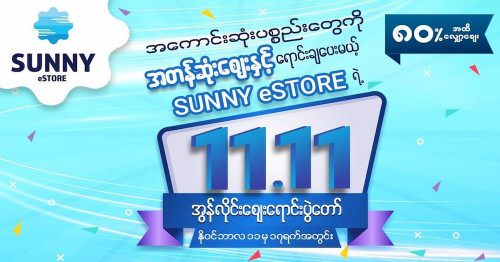 SUNNY eSTORE 11.11 online auction with up to 80% off