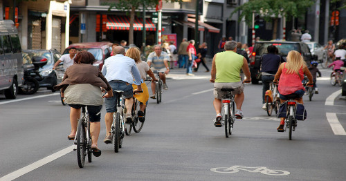 Benefits of cycling in big cities