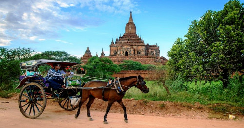 How to travel to Bagan for 1 night and 2 days with a budget of 65,000?