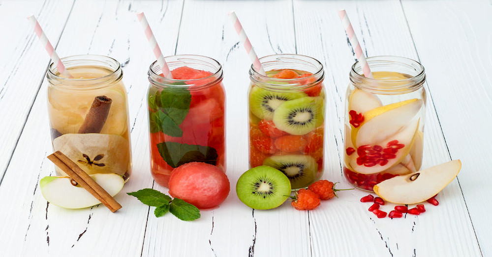 Detox Water, which helps to break down body fat