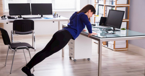 Exercises that can be easily done while working in the office