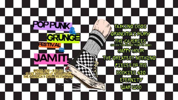 Pop Punk & Grunge Music event organized by Jam It, October 12, 2025 at The Galleria 9 Café & Restaurant @Room!