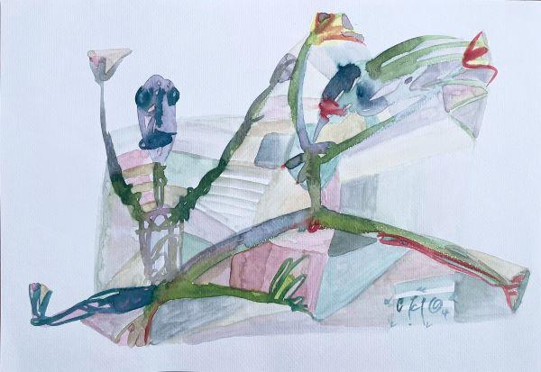 Artist Ei Ka Za Cho’s watercolor painting solo show 