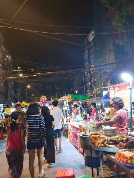 The Kyun Taw Street Festival Market 